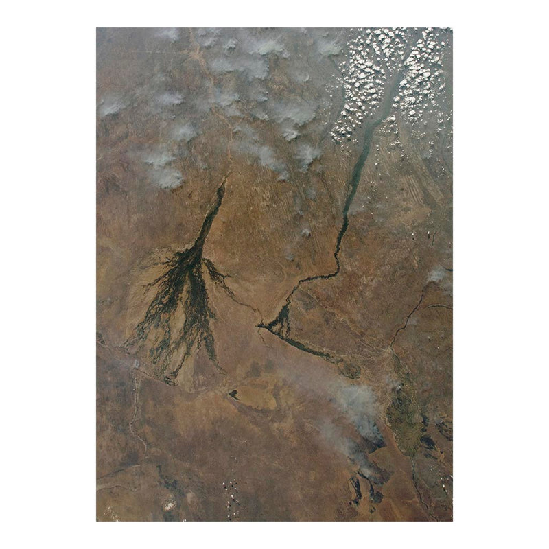 ISS Photograph of Okavango Delta, Kalahari Desert in Botswana Jigsaw Puzzle