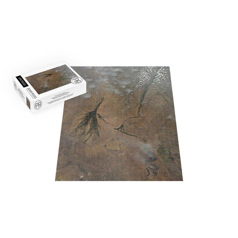 ISS Photograph of Okavango Delta, Kalahari Desert in Botswana Jigsaw Puzzle
