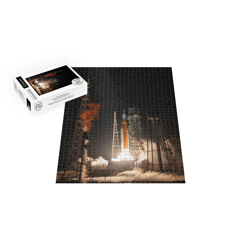 Artemis I Liftoff From Launch Complex 39B Jigsaw Puzzle