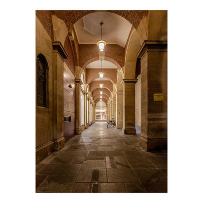 Alley between Stadtweinhaus and City Hall, Munster, Germany Jigsaw Puzzle