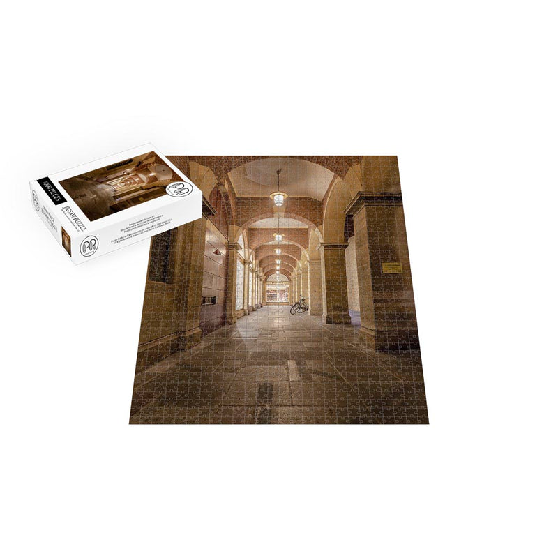 Alley between Stadtweinhaus and City Hall, Munster, Germany Jigsaw Puzzle