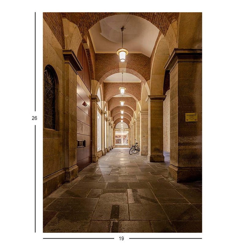 Alley between Stadtweinhaus and City Hall, Munster, Germany Jigsaw Puzzle