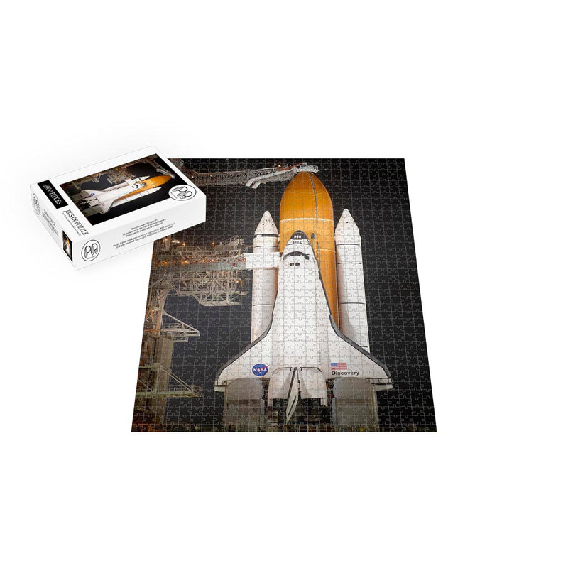Space Shuttle Discovery is Prepared for Launch Jigsaw Puzzle