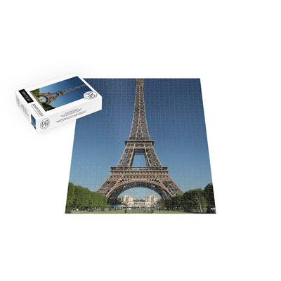 View of Eiffel Tower From The Champ de Mars, Paris, France Jigsaw Puzzle