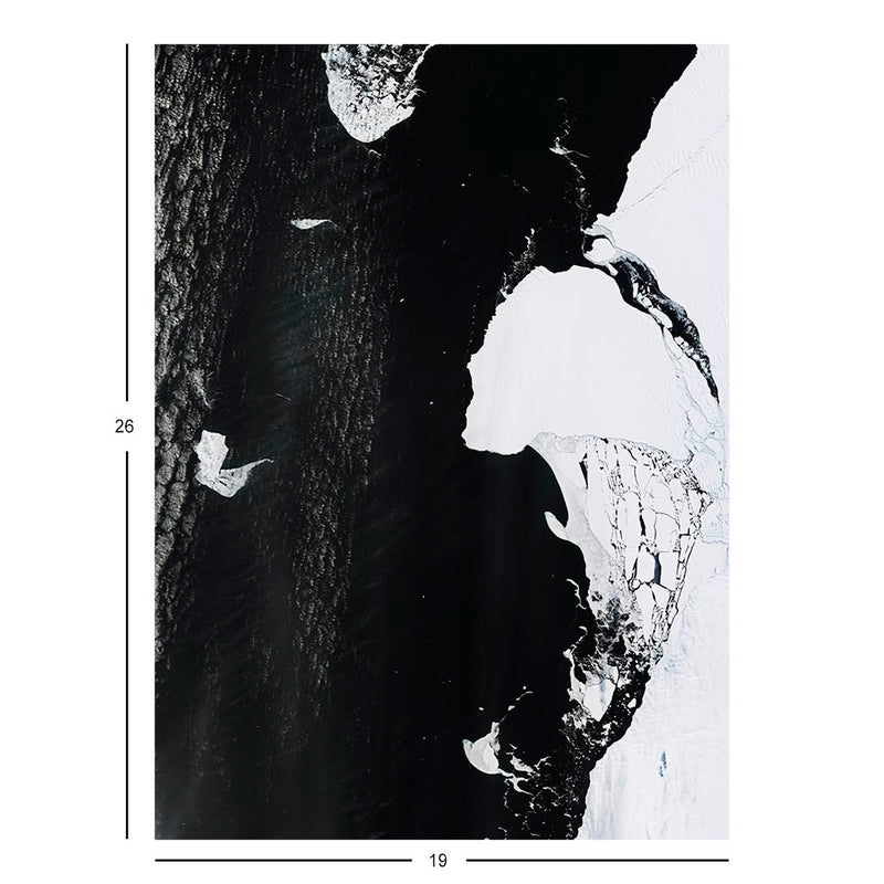 LandSat View of Brunt Ice Shelf in Antarctica Jigsaw Puzzle