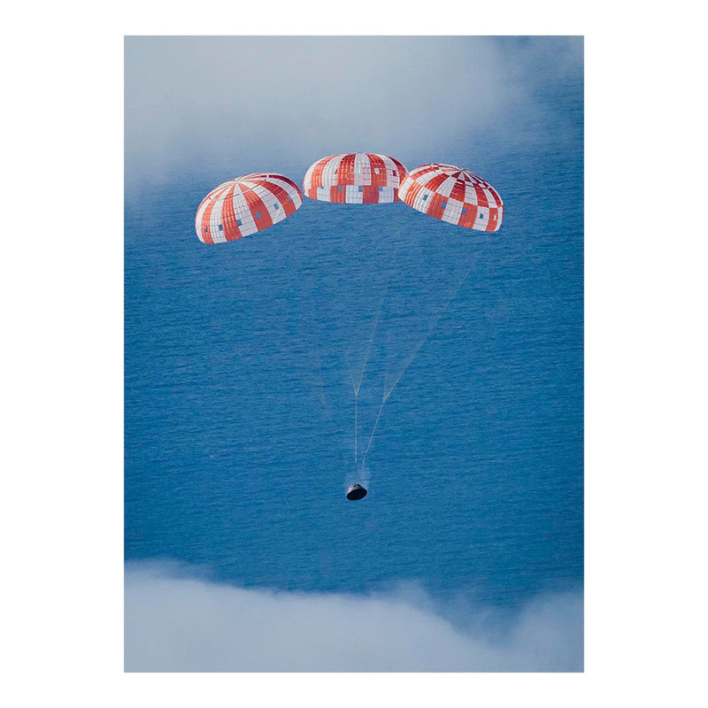 Orion Deploys Parachutes During Splashdown Off Baja California Jigsaw Puzzle