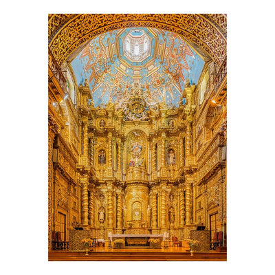 Main Altar of the Church of the Society of Jesus, Quito, Ecuador Jigsaw Puzzle