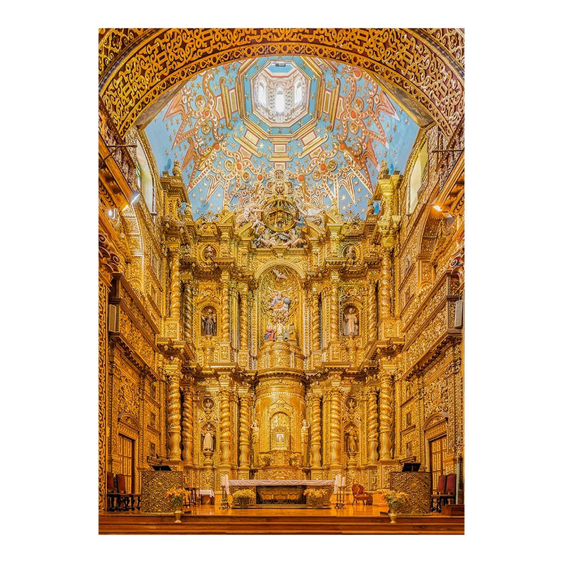 Main Altar of the Church of the Society of Jesus, Quito, Ecuador Jigsaw Puzzle