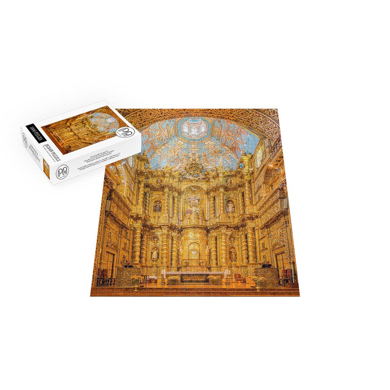 Main Altar of the Church of the Society of Jesus, Quito, Ecuador Jigsaw Puzzle