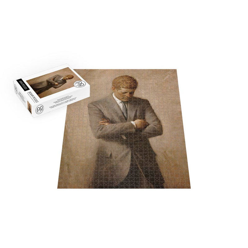 Posthumous Official Presidential Portrait of U.S. President John F. Kennedy Jigsaw Puzzle