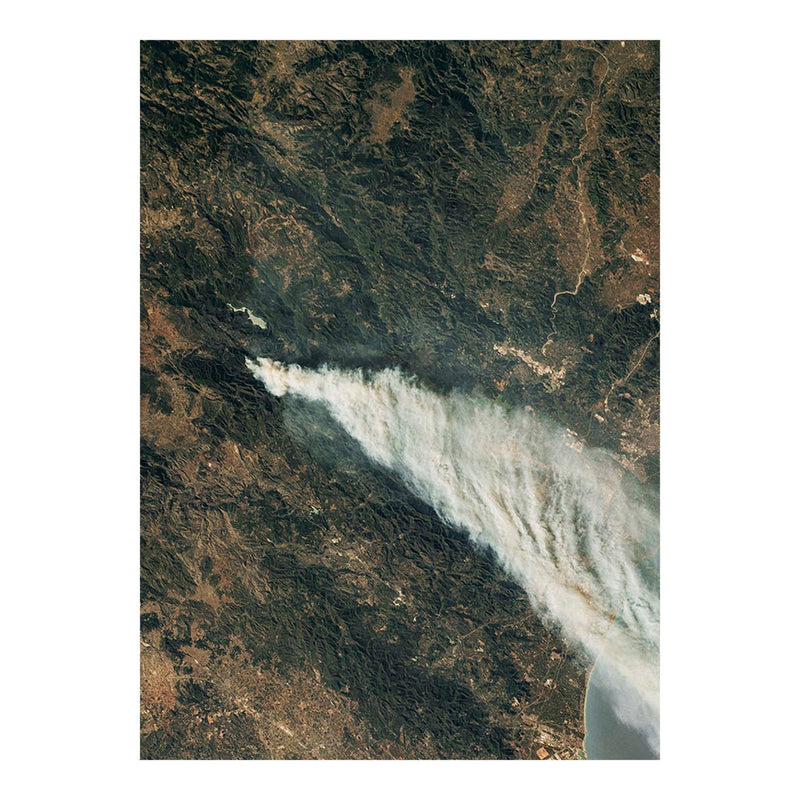 ISS Photograph of Raging Fires in Spain Jigsaw Puzzle