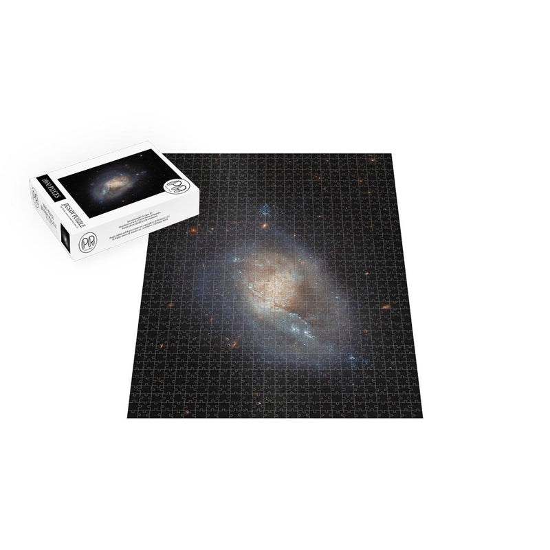 Hubble Views an Active Star-Forming Galaxy Jigsaw Puzzle