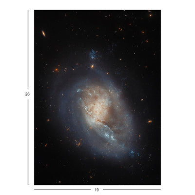 Hubble Views an Active Star-Forming Galaxy Jigsaw Puzzle