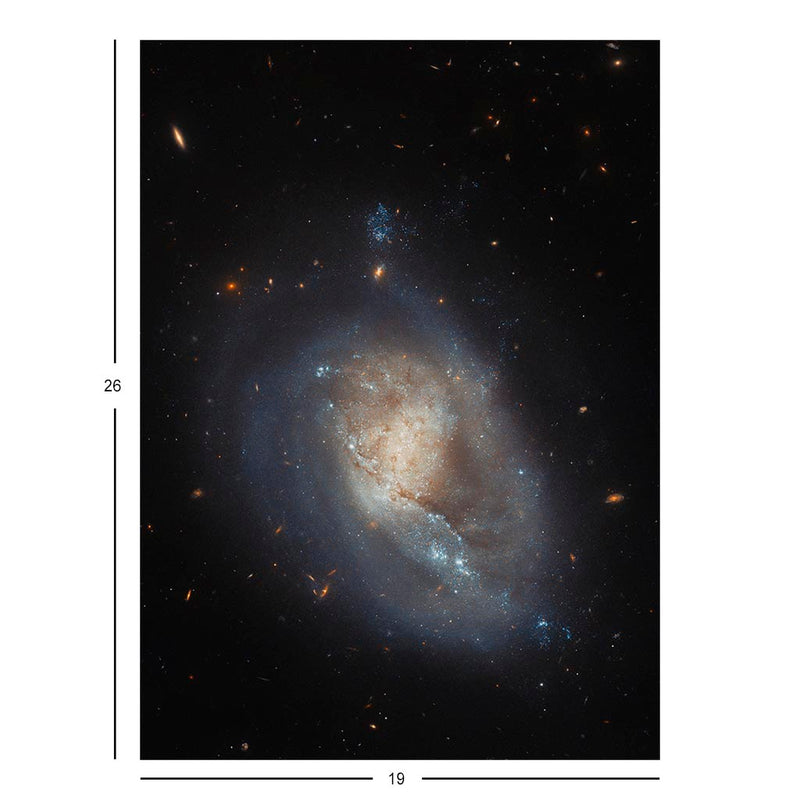 Hubble Views an Active Star-Forming Galaxy Jigsaw Puzzle