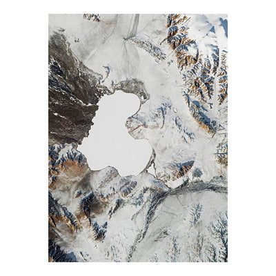 ISS Photograph of Lake Achit and the Khovd River Floodplain Jigsaw Puzzle