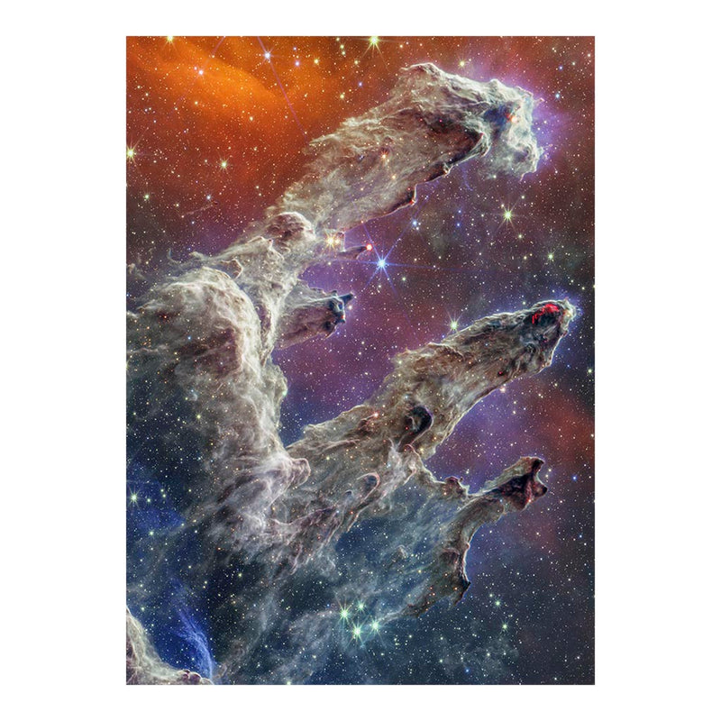 Pillars of Creation (Webb Telescope NIRCam and MIRI Composite Image) Jigsaw Puzzle