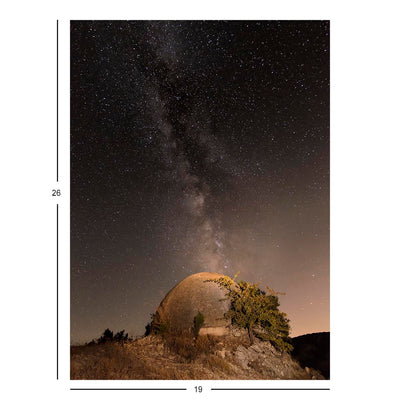 Milky Way Over Bunker in Cordoba, Spain Jigsaw Puzzle
