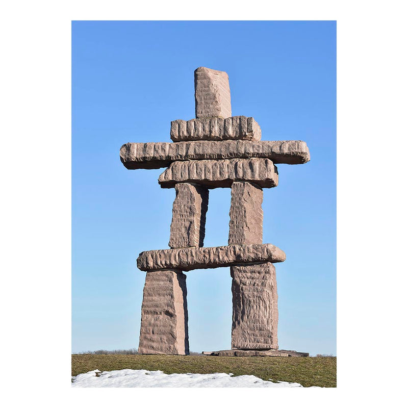 Inukshuk Sculpture Near Toronto Jigsaw Puzzle