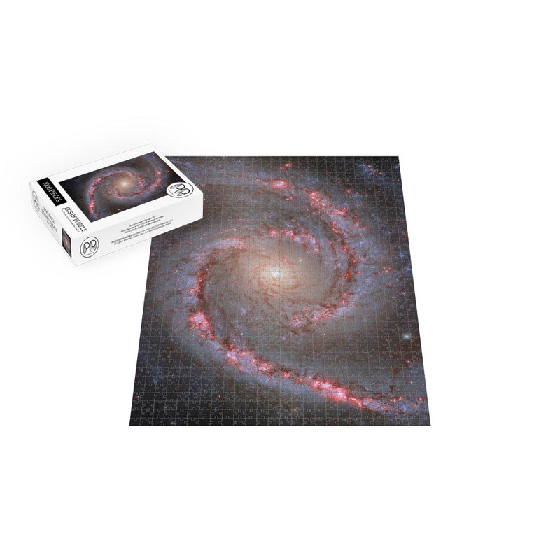 Hubble Telescope Image of Spiral Galaxy NGC 1566 Jigsaw Puzzle