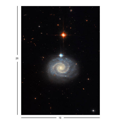 Hubble Telescope Image of Spiral Galaxy MCG-01-24-014 Jigsaw Puzzle