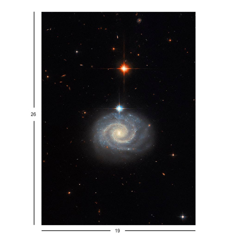 Hubble Telescope Image of Spiral Galaxy MCG-01-24-014 Jigsaw Puzzle