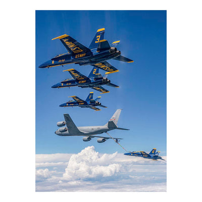 Blue Angels Refuel Enroute to North Dakota Jigsaw Puzzle