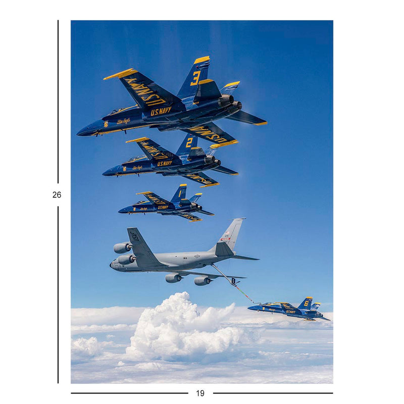 Blue Angels Refuel Enroute to North Dakota Jigsaw Puzzle