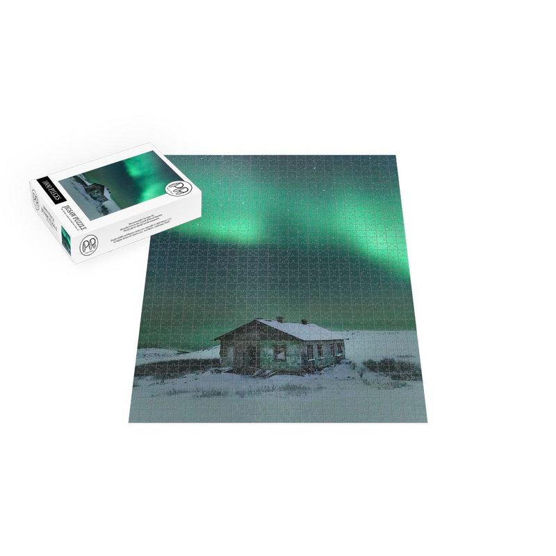 Northern Lights, Teriberka, Murmansk, Russia Jigsaw Puzzle