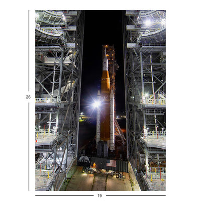 Space Launch System Rolls Out of VAB for Artemis I Launch Jigsaw Puzzle