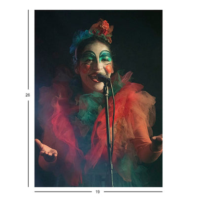 Murga Performance at the Teatro de Verano in Montevideo, Uruguay Jigsaw Puzzle