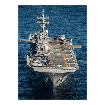 Amphibious Assault Ship USS Boxer (LHD 4) Transits The Pacific Ocean Jigsaw Puzzle