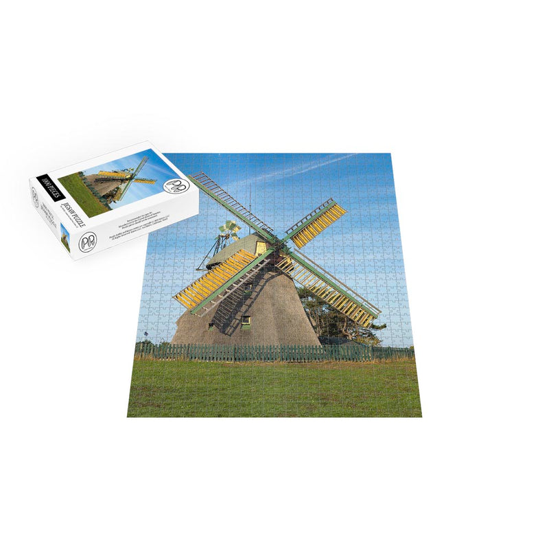 Amrum Windmill, Nebel, Germany Jigsaw Puzzle