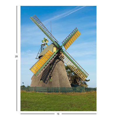 Amrum Windmill, Nebel, Germany Jigsaw Puzzle