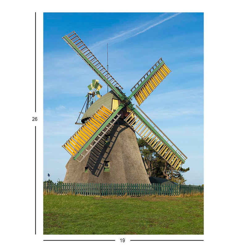 Amrum Windmill, Nebel, Germany Jigsaw Puzzle