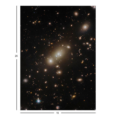 Hubble Telescope Image of the Galaxy Cluster 2MASX J05101744-4519179 Jigsaw Puzzle