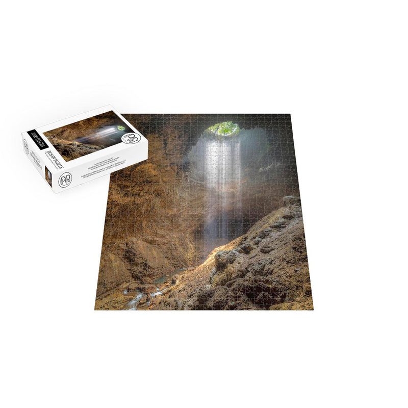 Jomblang Cave, Yogyakarta, Indonesia Jigsaw Puzzle