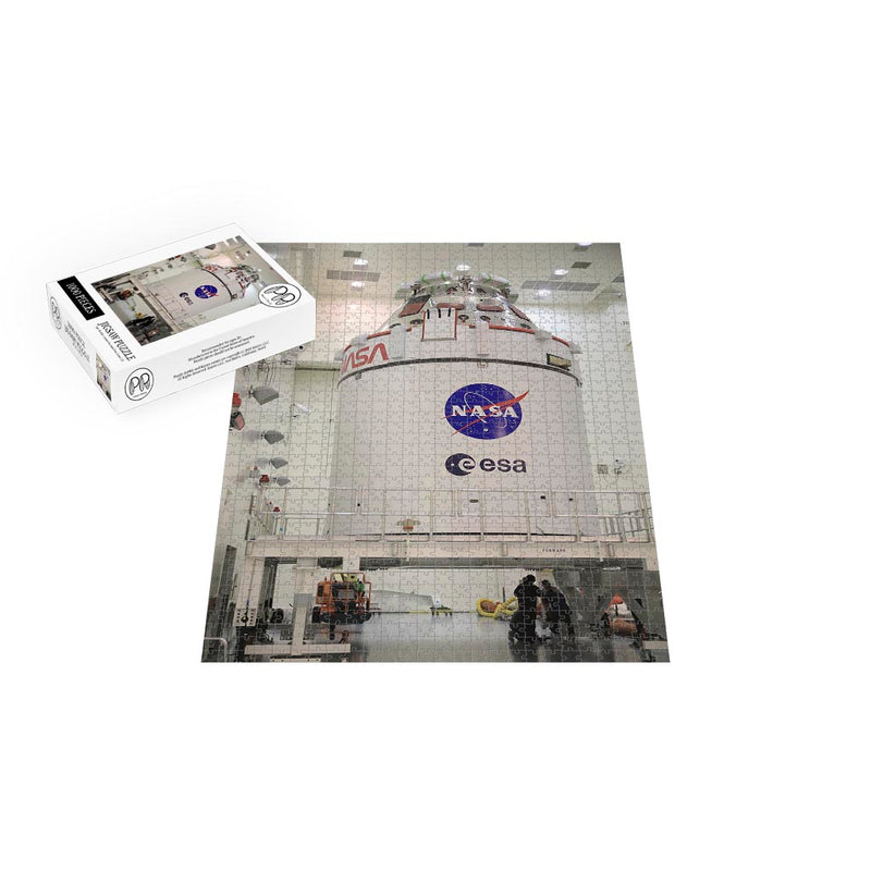 Orion Stage Adapter (OSA) Secondary Payload Load at Kennedy Space Center, FL Jigsaw Puzzle