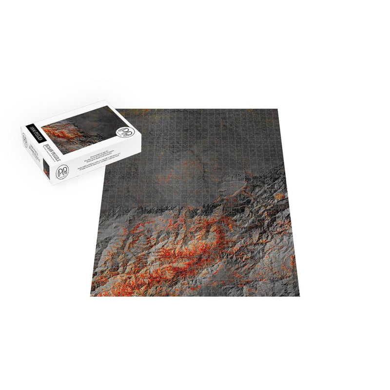 NASA Damage Proxy Map of Morocco Jigsaw Puzzle