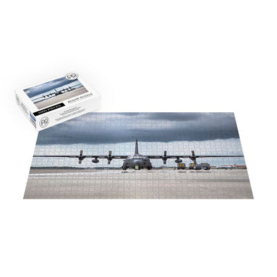 C-130 Hercules On The Flightline At MacDill Air Force Base, FL Jigsaw Puzzle