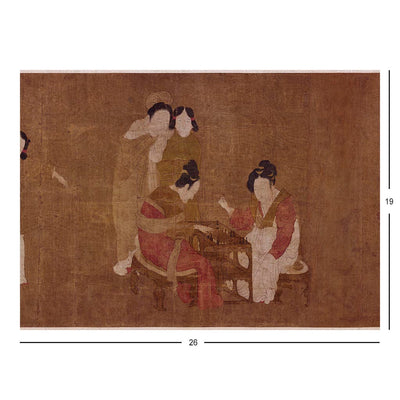 Court Ladies By Zhou Fang, 8th century Jigsaw Puzzle