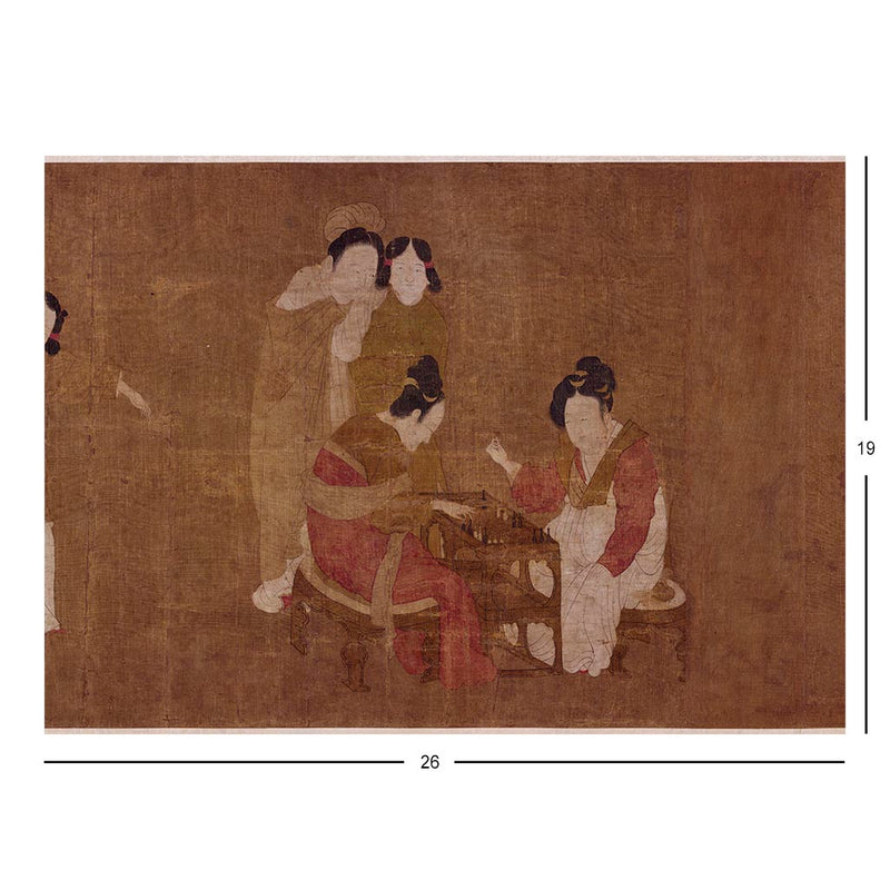 Court Ladies By Zhou Fang, 8th century Jigsaw Puzzle