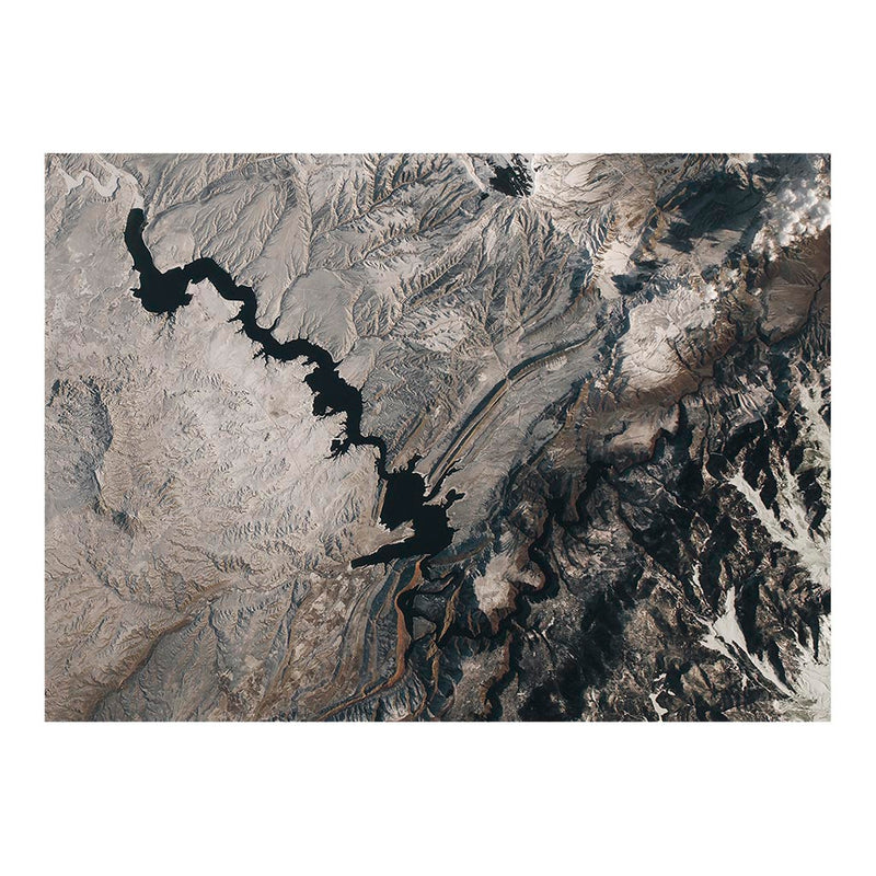 ISS Photograph of Wyoming and Utah Borderlands Jigsaw Puzzle