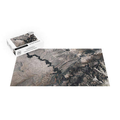 ISS Photograph of Wyoming and Utah Borderlands Jigsaw Puzzle