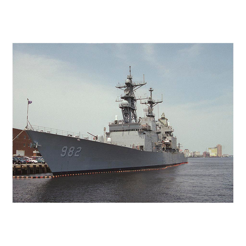 Destroyer USS Nicholson (DD 982) Docked At Its Pier Jigsaw Puzzle