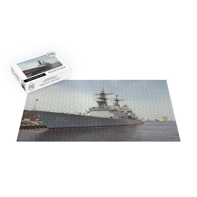 Destroyer USS Nicholson (DD 982) Docked At Its Pier Jigsaw Puzzle