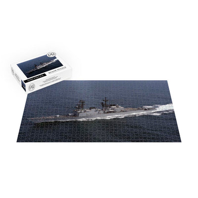 Destroyer USS Hewitt (DD 966) Underway Jigsaw Puzzle