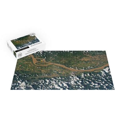 ISS Photograph of The Lower Amazon River in Brazil Jigsaw Puzzle