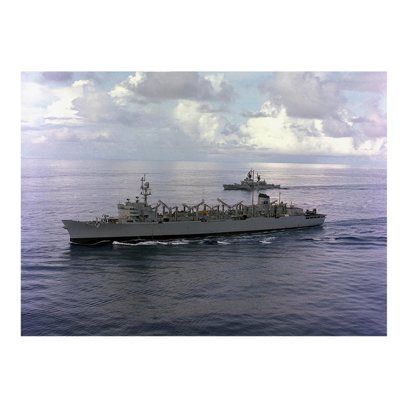 Fast Combat Support Ship USS Camden (AOE 2) Underway Jigsaw Puzzle