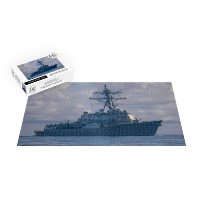 Guided-missile Destroyer USS William P. Lawrence (DDG 110) Transits The Pacific Ocean Jigsaw Puzzle