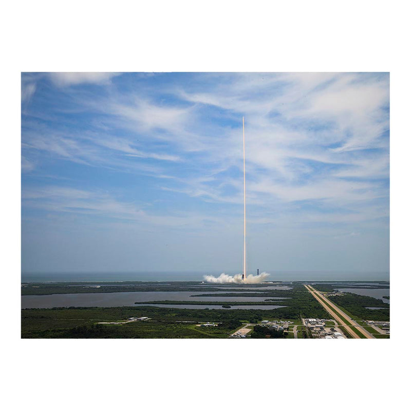 A Dragon Beams Up From Kennedy Space Center Jigsaw Puzzle